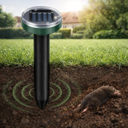 TerraPulse – Solar Ultrasonic Garden Mole Repellent