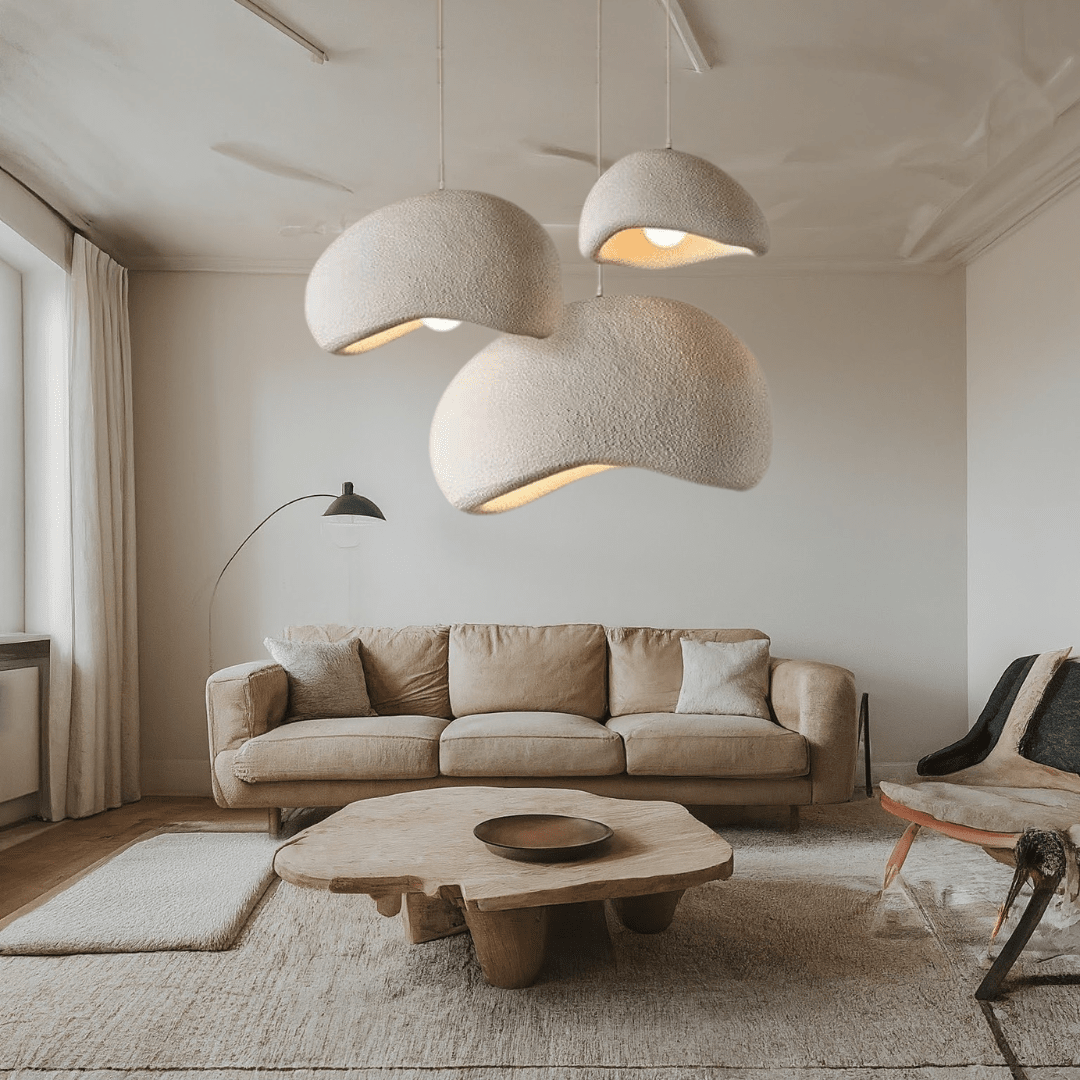 Lunara – Modern Sculptural Cloud Pendant Lamp in Resin