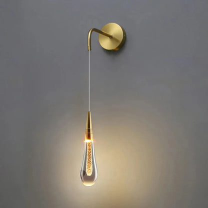 Veyra – Elegant Crystal Drop Wall Lamp