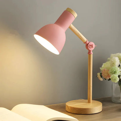 LumoWood – Adjustable Nordic Wooden LED Table Lamp