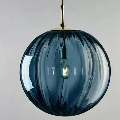 LumoSphere – Modern Colorful Glass Pendant Light