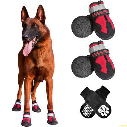 PawTrek – Waterproof Anti-Slip Dog Boots
