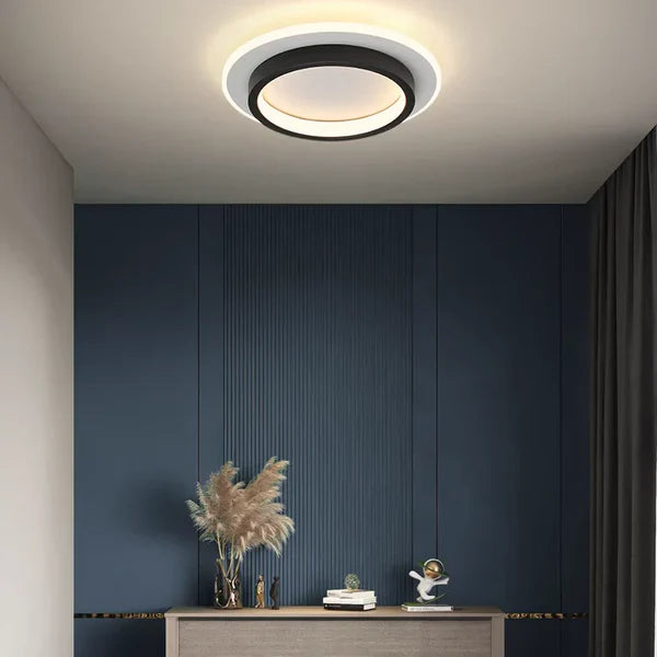 Lunara – Modern Round LED Flush Ceiling Light