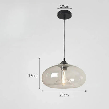Lustra – Vintage Coloured Glass Pendant Light