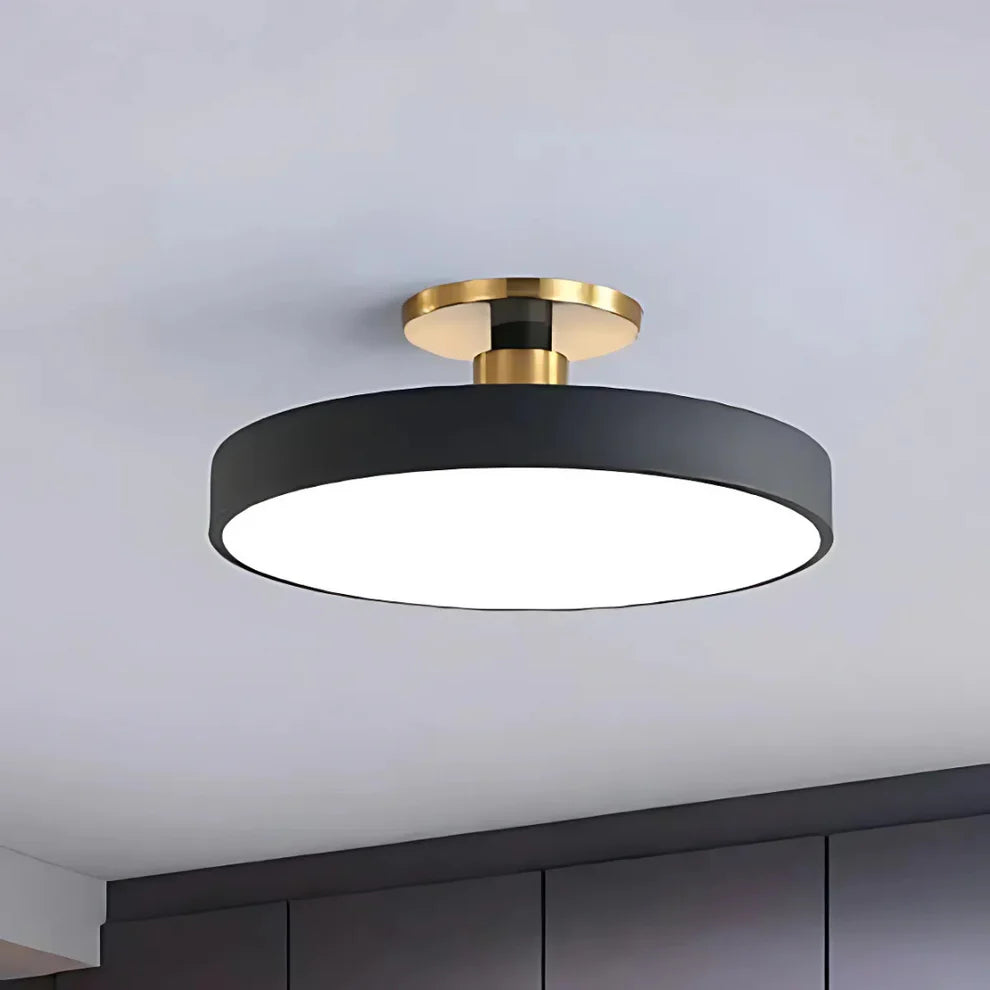 LumoRing – Scandinavian LED Metal Ceiling Light