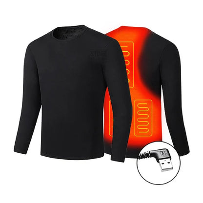 ThermaLuxe – USB Heated Thermal Underwear Set with Intelligent Temperature Control