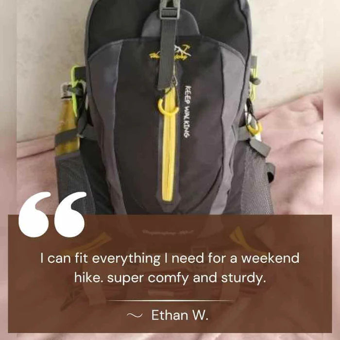 TrailVenture – 40L Waterproof Hiking Backpack