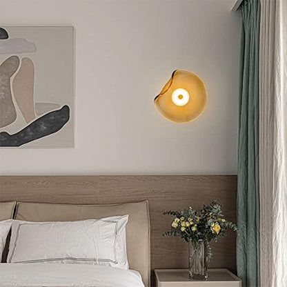 AuroLum – Modern Smoked Glass LED Wall Lamp
