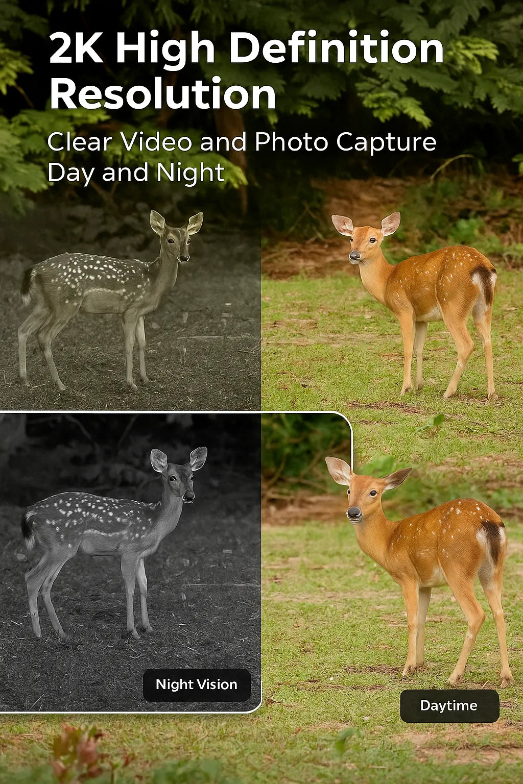 4G Solar Hunting Camera with 2K Video - Bricodil BCD4827