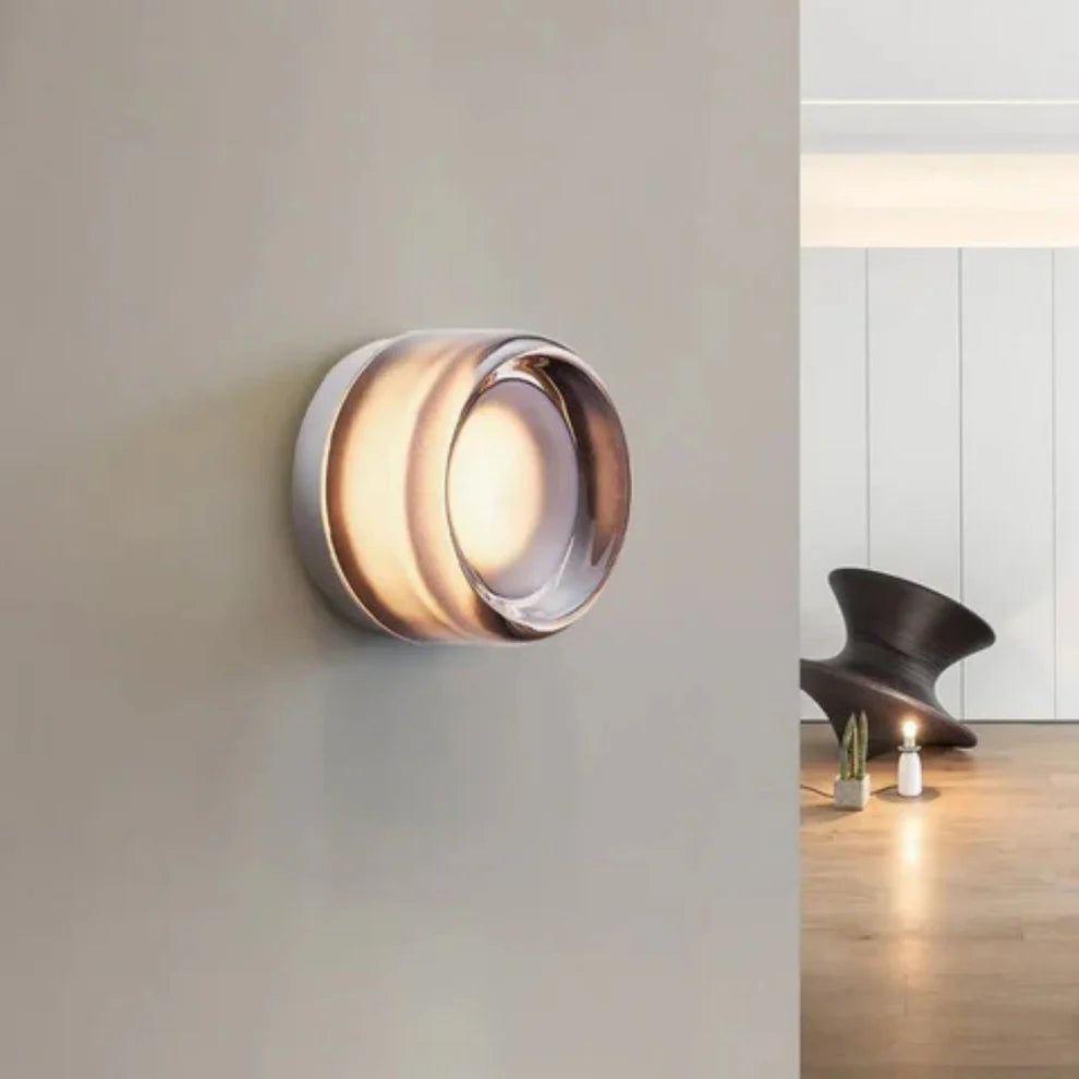 LumoGlow – Modern Glass LED Wall Lamp