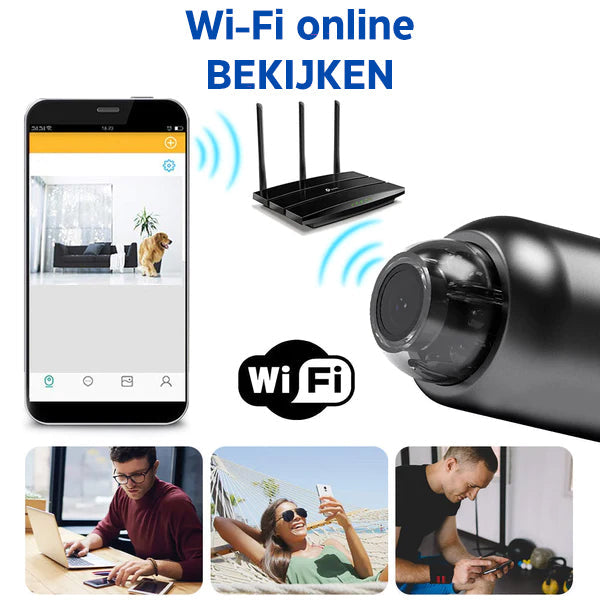 Mini WiFi Full HD Security Camera with Motion Detection & Night Vision