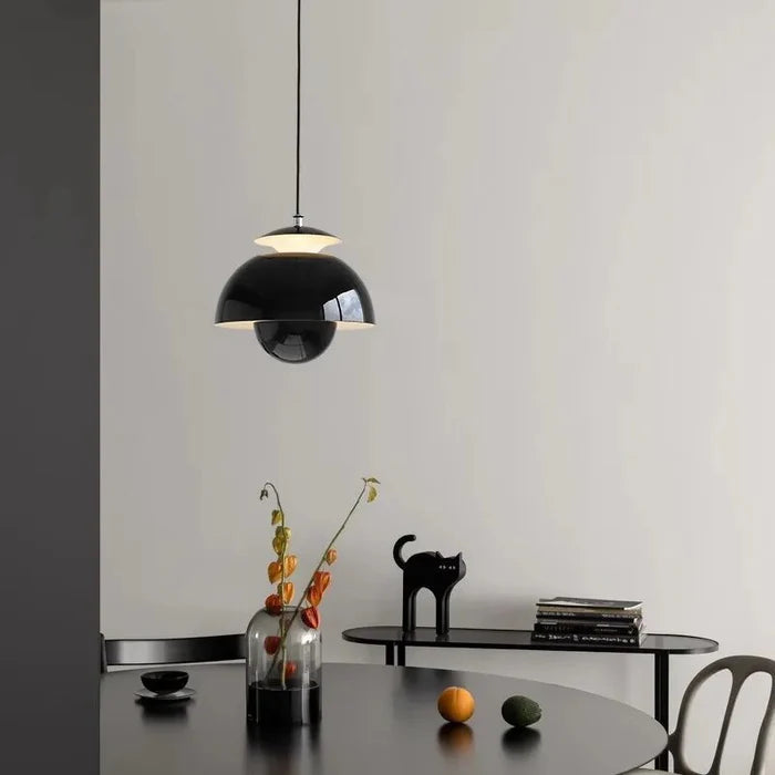 LumoSphere – Modern Bauhaus Mushroom Pendant Light