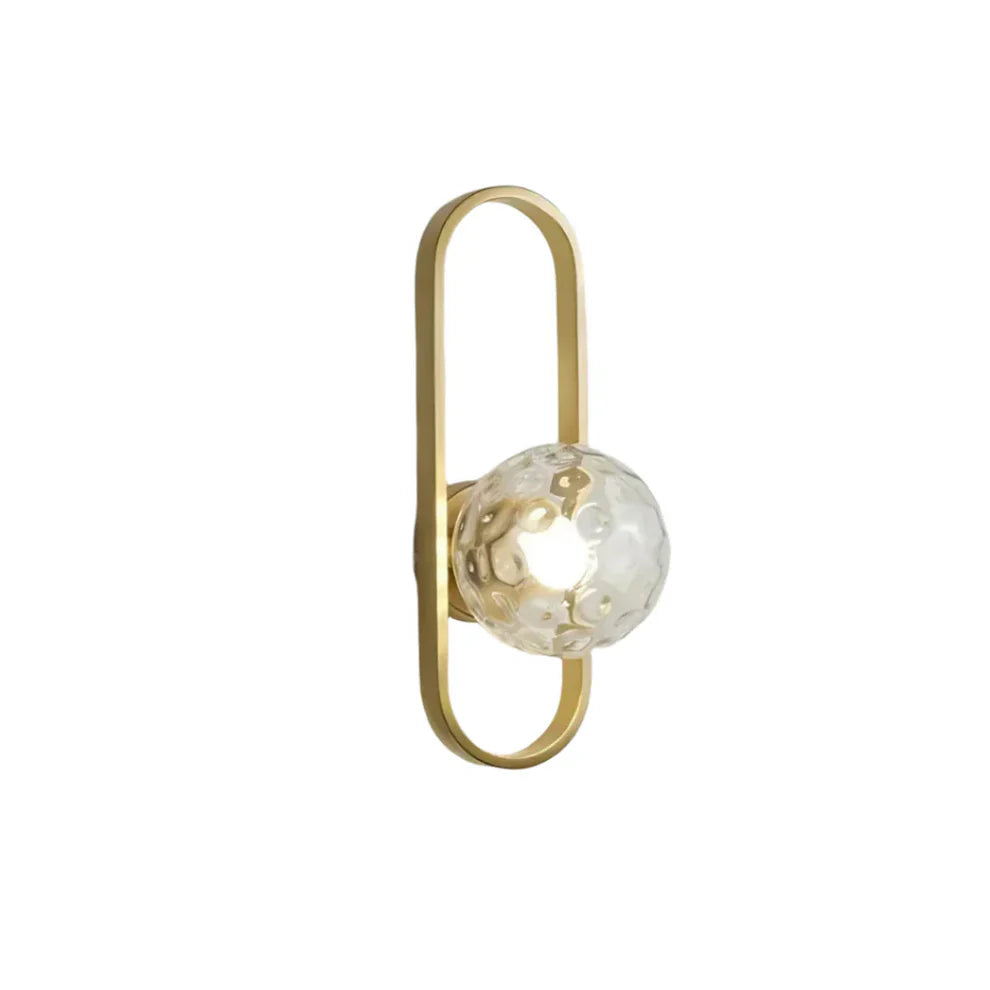 Velora – Modern Oval Glass Wall Lamp