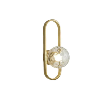 Velora – Modern Oval Glass Wall Lamp