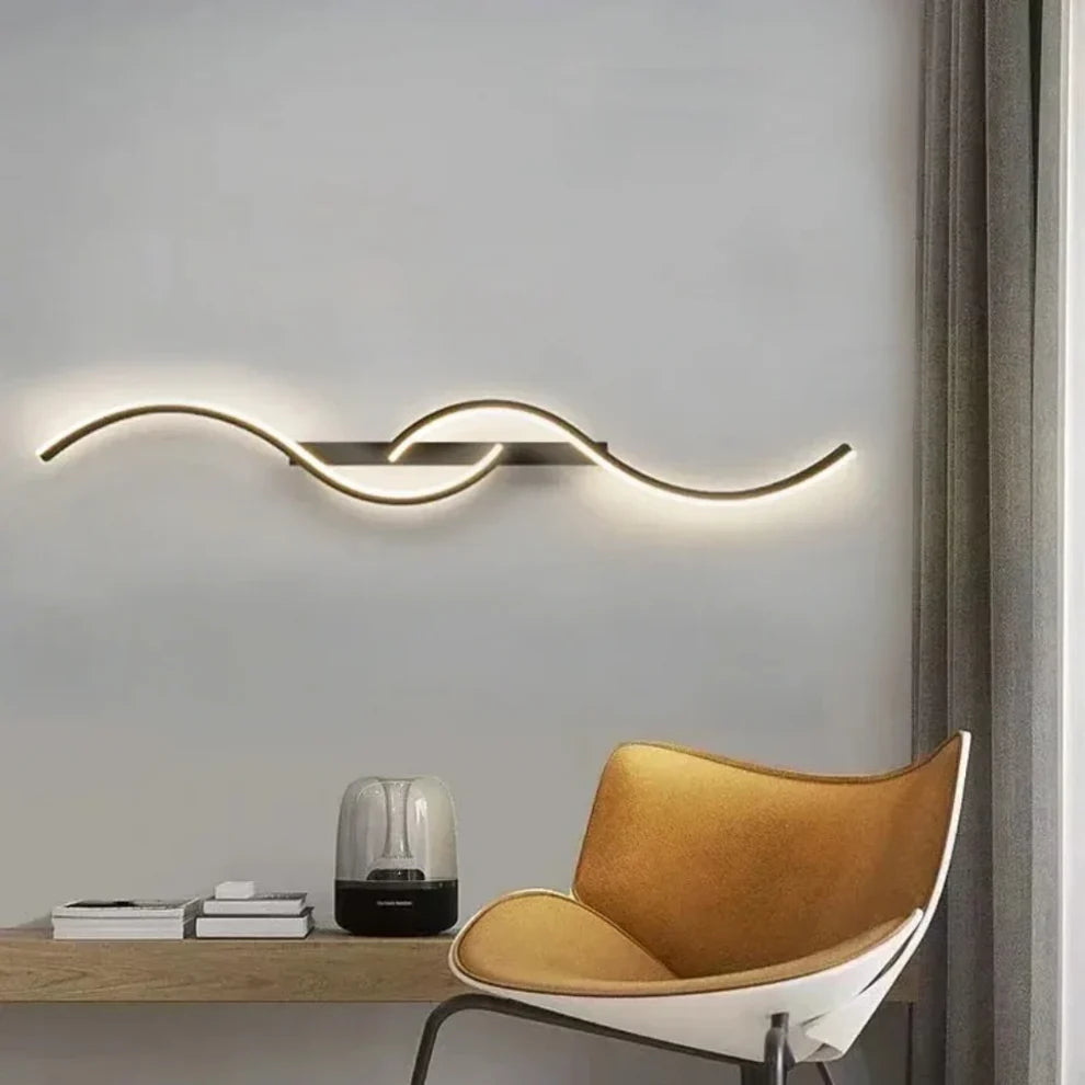 WavoLux – Modern Curved LED Wall Lamp