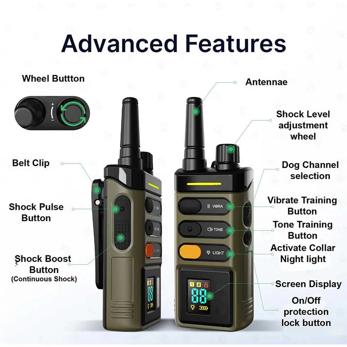 Trainix – Long Range Waterproof Dog Training Collar