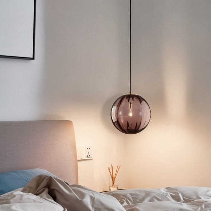 LumoSphere – Modern Colorful Glass Pendant Light