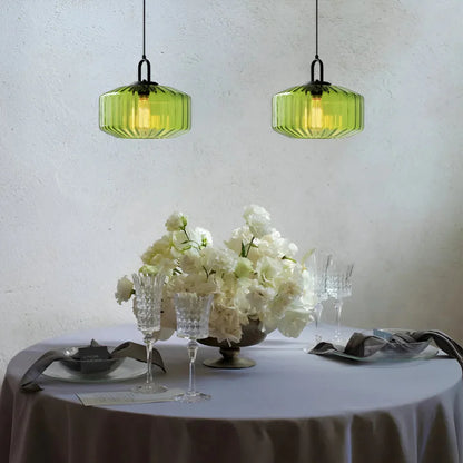 Mireta – Retro Coloured Glass Pendant Light
