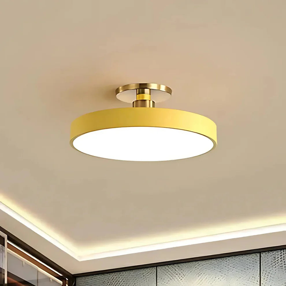 LumoRing – Scandinavian LED Metal Ceiling Light