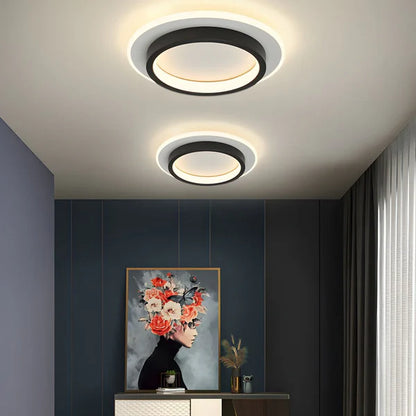 Lunara – Modern Round LED Flush Ceiling Light