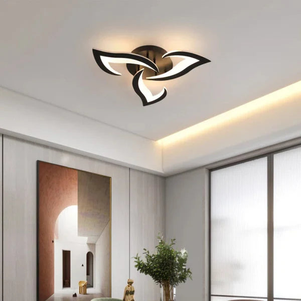 Luzora – Modern Floral LED Flush Mount Ceiling Light