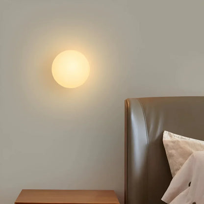 LumoSphere – Modern Glass LED Wall Lamp