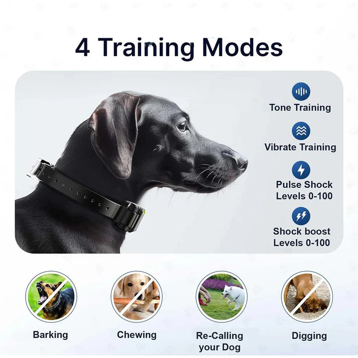 Trainix – Long Range Waterproof Dog Training Collar