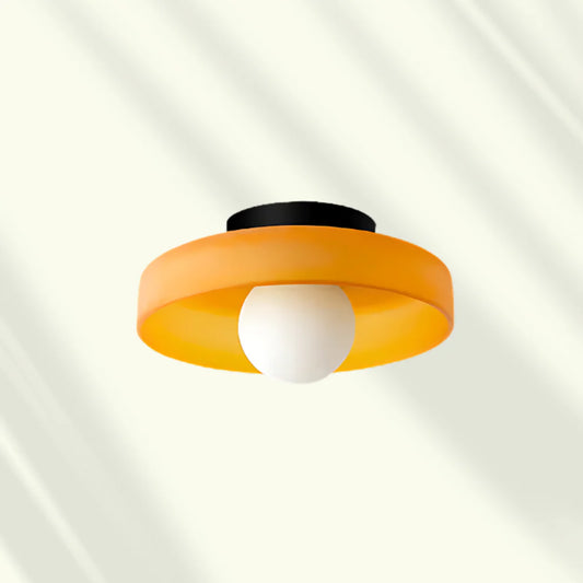LumaDome – Modern Glass Ceiling Light with Minimalist Design