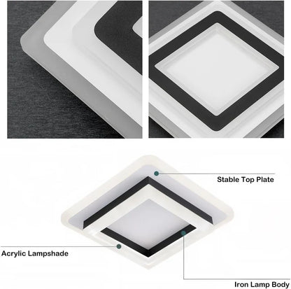 Lumora – Modern Square LED Ceiling Light