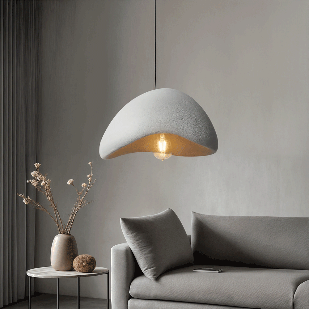 Lunara – Modern Sculptural Cloud Pendant Lamp in Resin