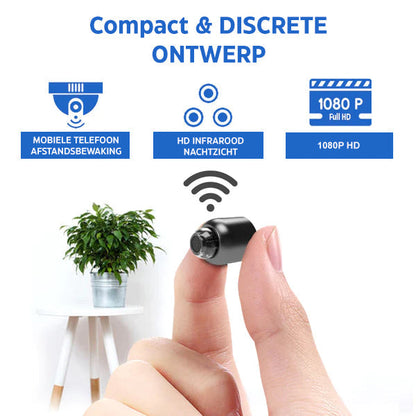 Mini WiFi Full HD Security Camera with Motion Detection & Night Vision