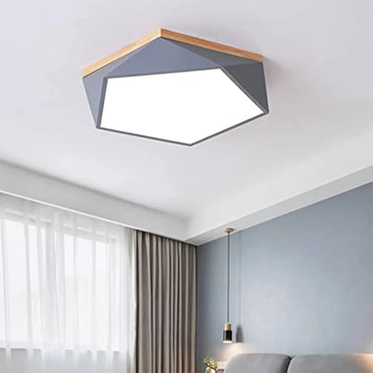 Hexora – Modern Geometric LED Ceiling Light