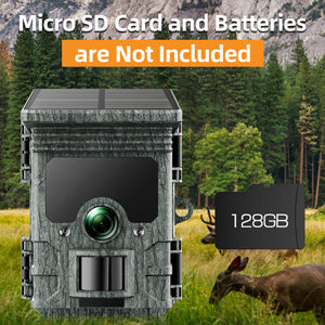 4K Solar Trail Camera with Wi-Fi & Night Vision – Bricodil BCD4729