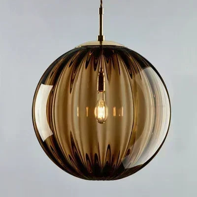 LumoSphere – Modern Colorful Glass Pendant Light