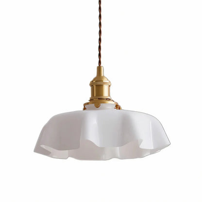 Floralis – Retro Wavy Glass Pendant Light