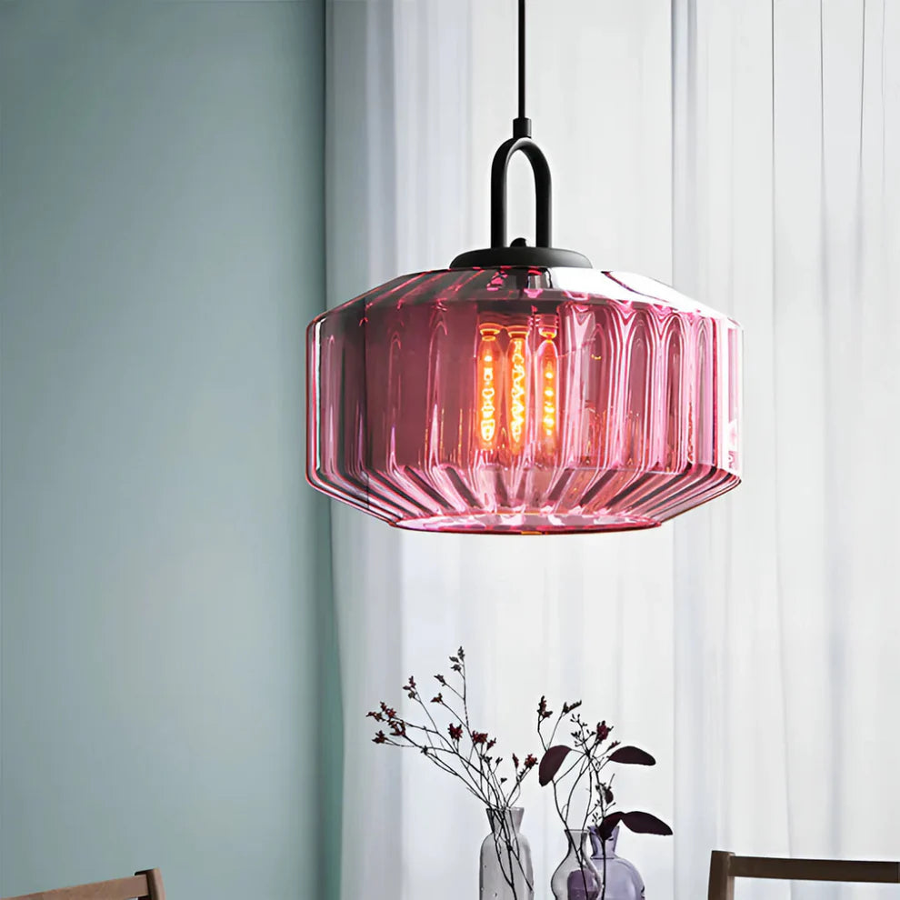 Mireta – Retro Coloured Glass Pendant Light