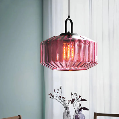Mireta – Retro Coloured Glass Pendant Light