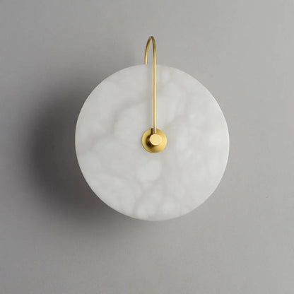 LumoDisc – Modern Alabaster LED Wall Lamp