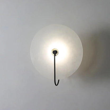 LumoDisc – Modern Alabaster LED Wall Lamp