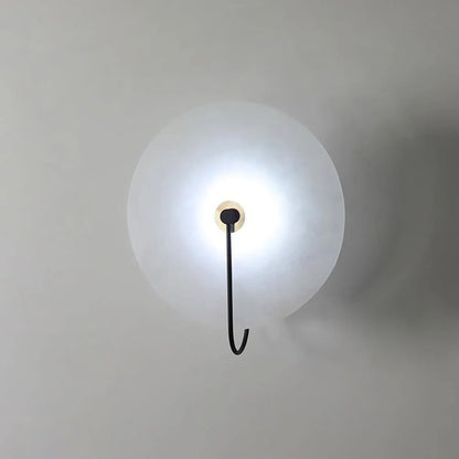 LumoDisc – Modern Alabaster LED Wall Lamp