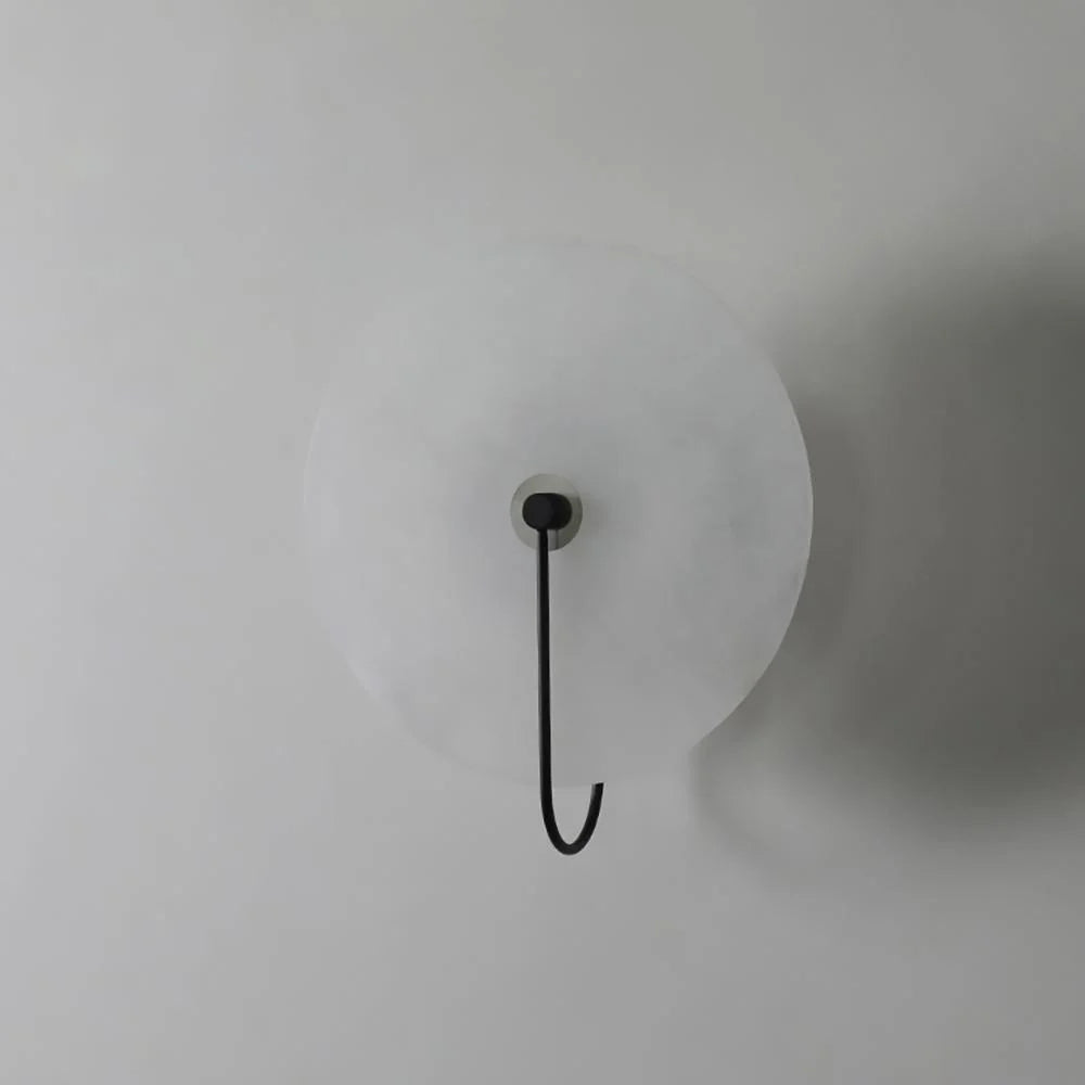LumoDisc – Modern Alabaster LED Wall Lamp