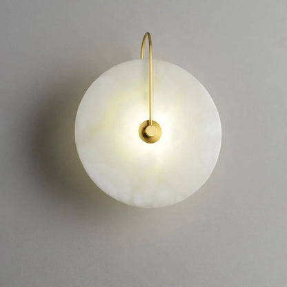 LumoDisc – Modern Alabaster LED Wall Lamp
