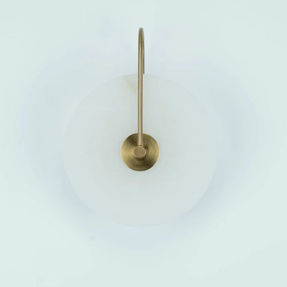 LumoDisc – Modern Alabaster LED Wall Lamp