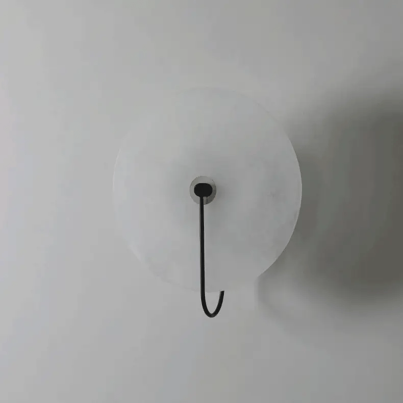 LumoDisc – Modern Alabaster LED Wall Lamp