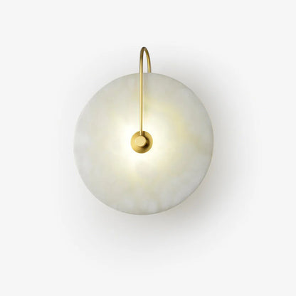 LumoDisc – Modern Alabaster LED Wall Lamp