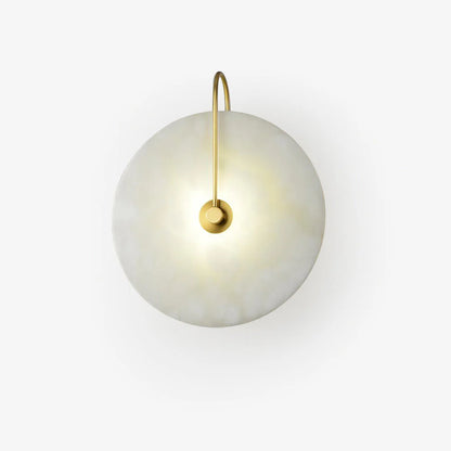 LumoDisc – Modern Alabaster LED Wall Lamp