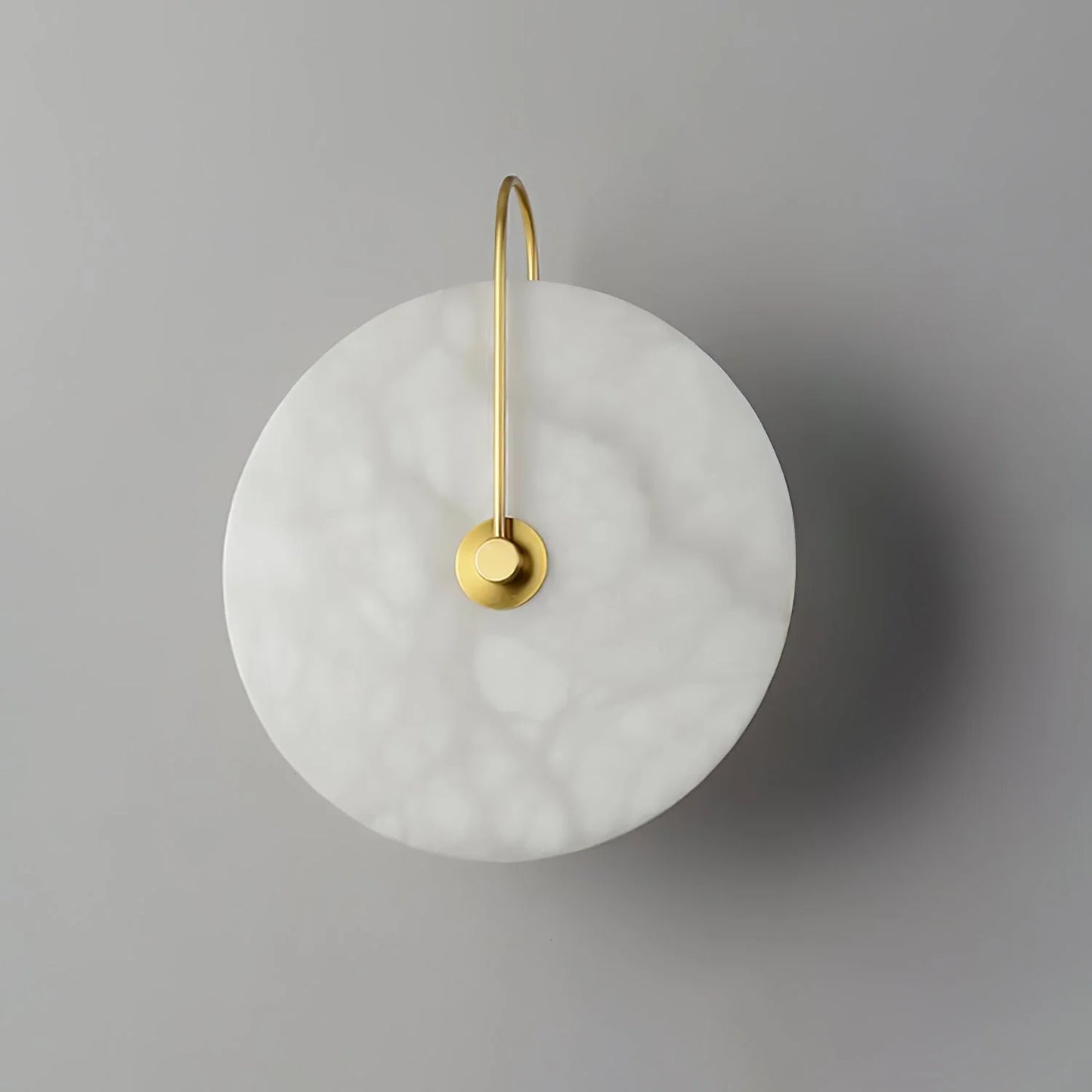 LumoDisc – Modern Alabaster LED Wall Lamp
