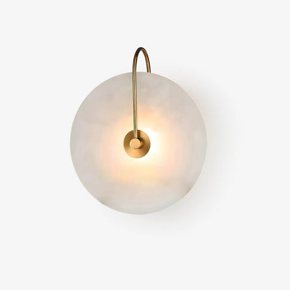LumoDisc – Modern Alabaster LED Wall Lamp