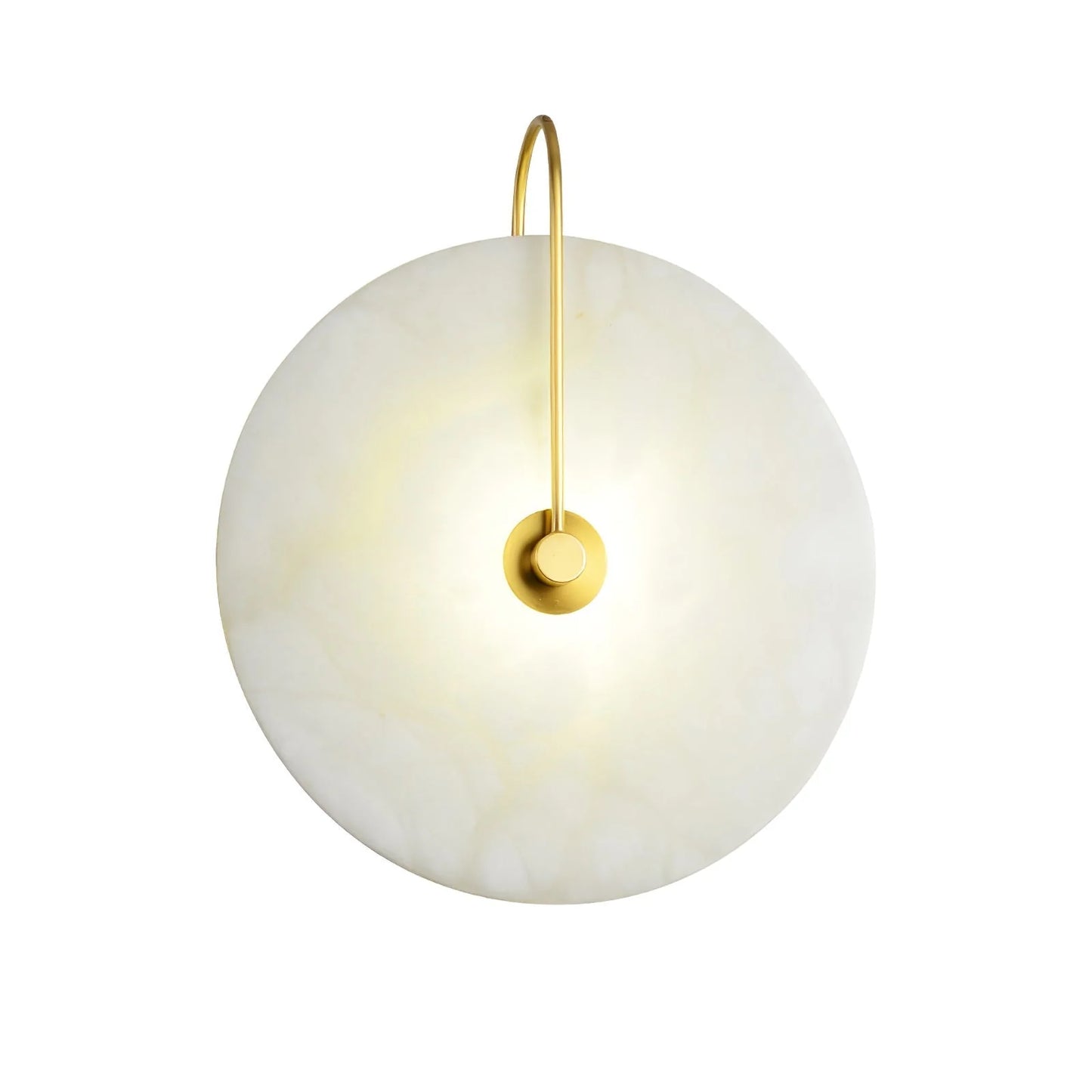 LumoDisc – Modern Alabaster LED Wall Lamp