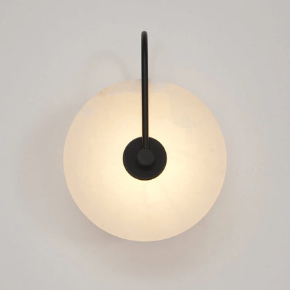 LumoDisc – Modern Alabaster LED Wall Lamp